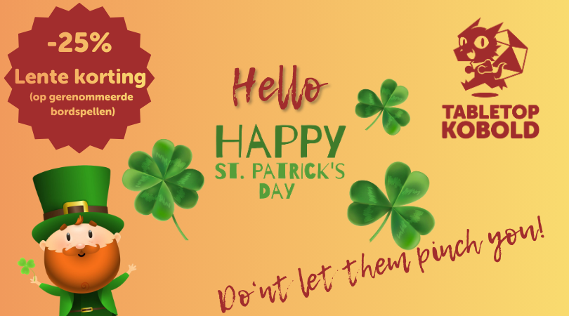 St. Patrick's Day actie (t/m 24 maart)